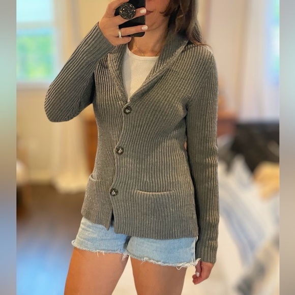 J. McLaughlin Merino Wool Cardigan - Picture 1 of 9